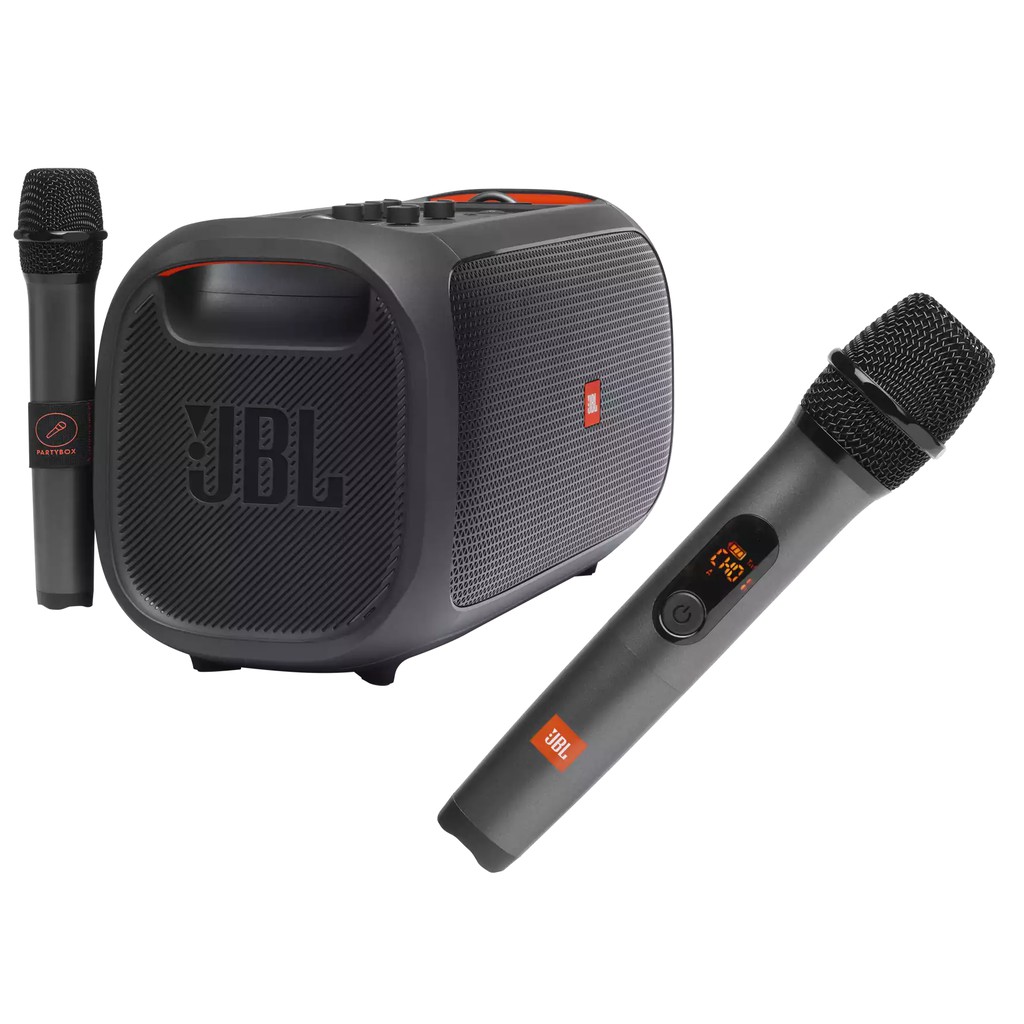JBL PartyBox On-The-Go with 2 mic -black - 971nerds Store