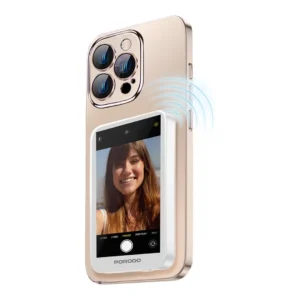 Porodo Lifestyle Selfie Screen Monitor Magnetic Mirroring Device-white