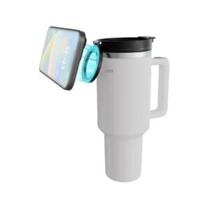 Porodo Lifestyle Hydrate & Hold Magnetic Mount 40oz Insulated Tumbler-white